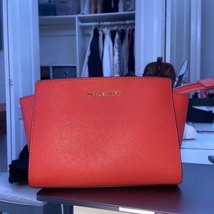 Michael Kors red crossbody